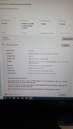 Dell OptiPlex Desktop PC | 16GB RAM | 1TB Fast Storage (SSD+HDD) | Home Server & Workstation