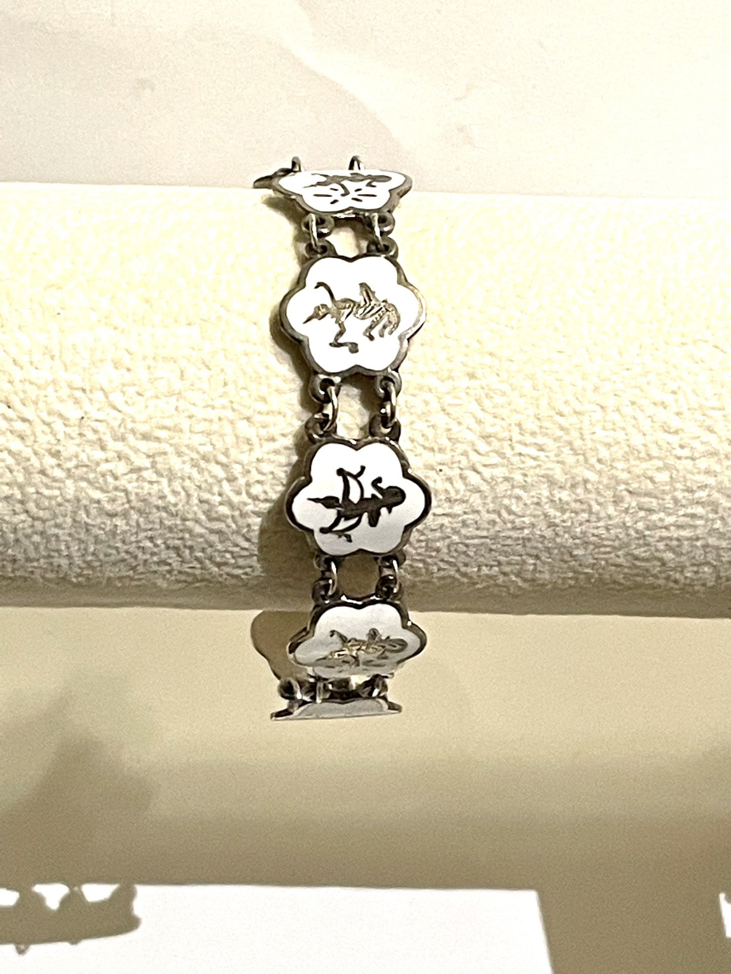 Estate Siam Sterling Bracelet