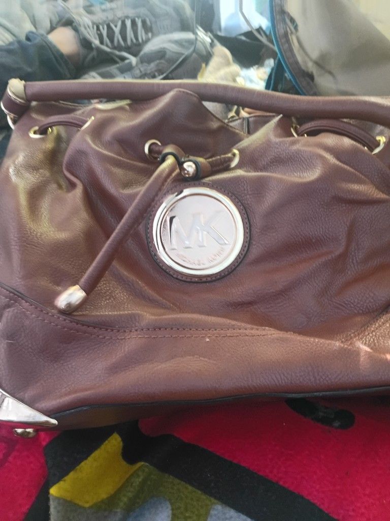 Brown Mk Purse