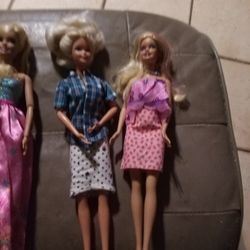 Assorted Barbie Dolls 