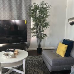 6ft Nearly Natural . Black Bamboo Tree