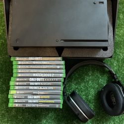 Xbox Series X With Controller Headset And 12 Games USED But Works Perfectly