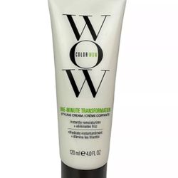 WOW Color Wow One Minute Transformation Jair Styling Cream 4 oz Instantly re ...