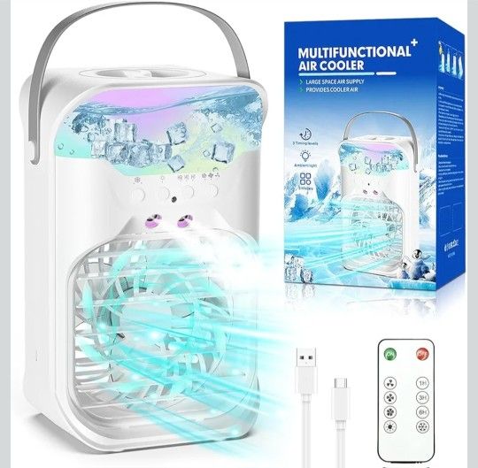 Small Portable Air Conditioner W/Remote $25