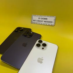 Apple IPhone 14 Pro Max 5G - Only $1 Today Pay The Rest Later! 