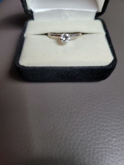 1/2 Carat Diamond Ring 14k white gold setting