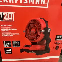 Craftsman Fan With Misters Battery And Charger Included