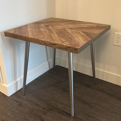 2x2 ft  wooden table