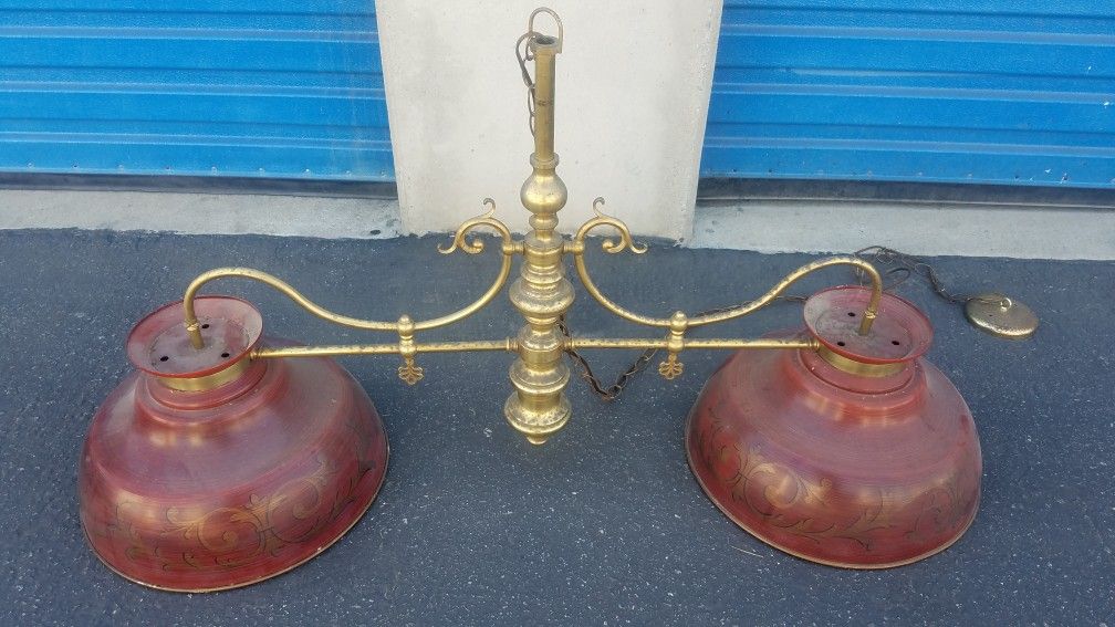 Antique Pool Table Light