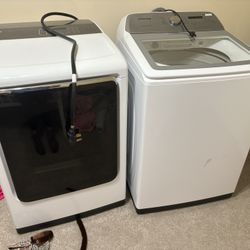 Samsung top-load High capacity washer and dryer