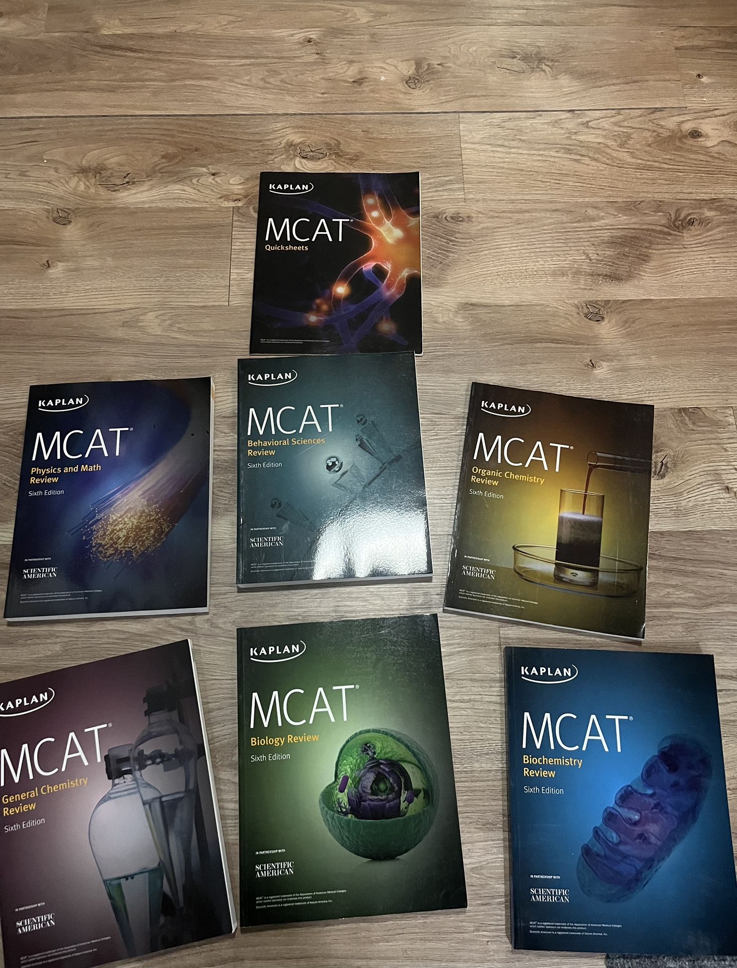 Kaplan MCAT - Full Review Set - 6th Edition Books - Never Used