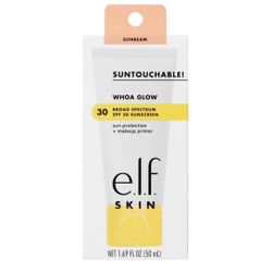 elf Skin Suntouchable Whoa Glow SPF30 Sunscreen & Primer
