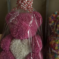 Jumbo Foam Flower Bear
