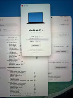 Apple MacBook Pro 16-inch M3 Pro 36GB
