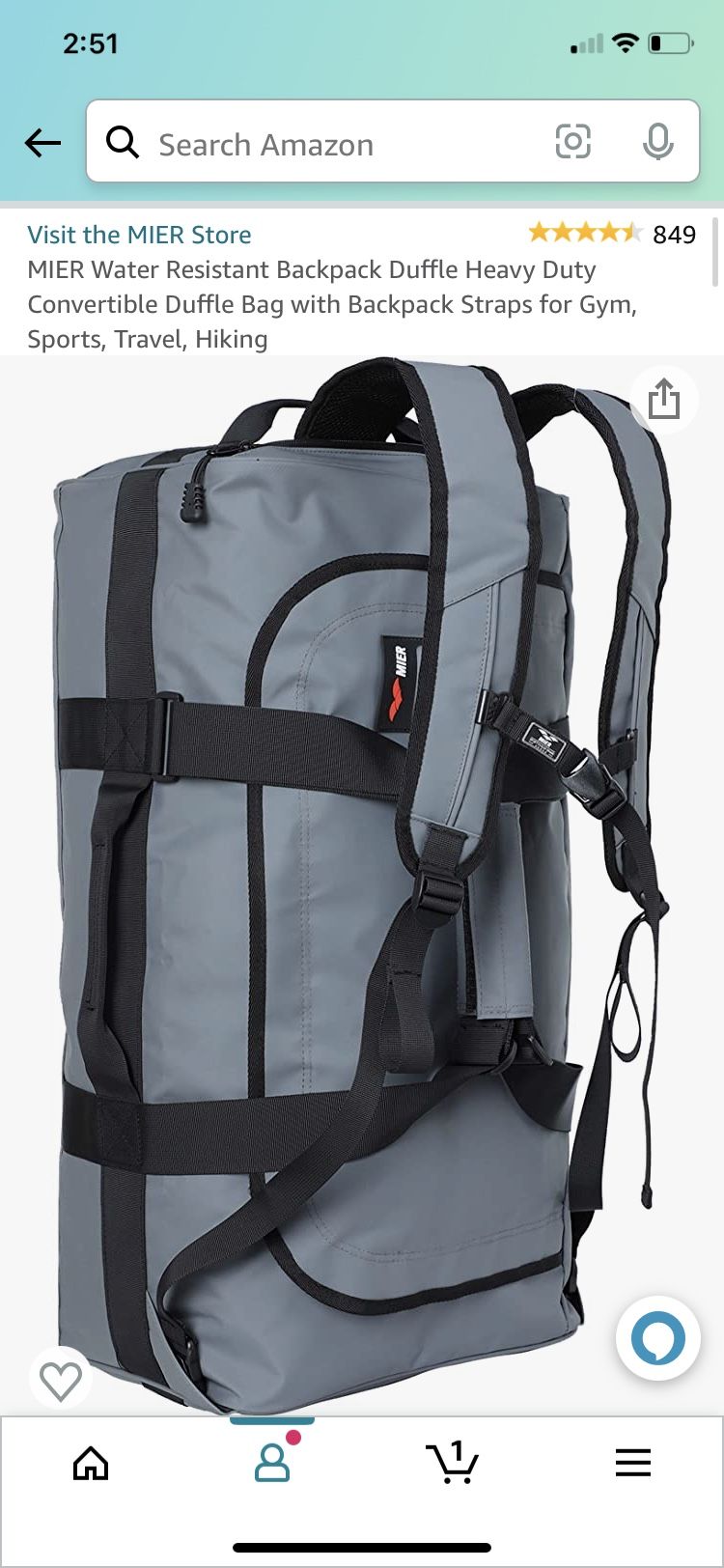 Mier Backpack Duffle