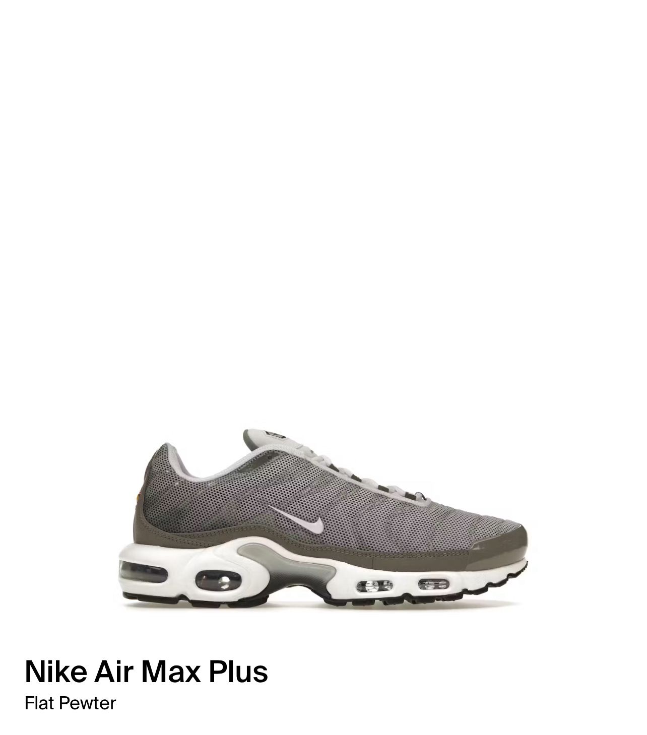 Size 8,10 - Nike Air Max Plus SE Flat Pewter DV7665 002