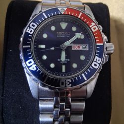 SEIKO KINETIC DIVERS PEPSI WATCH