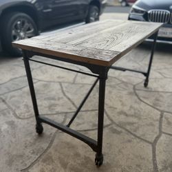Rustic Table Iron&wood