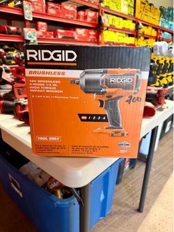 Shop RIDGID 18V Brushless Cordless 4-Mode 1/2 in. High-Torque Impact Wrench (Tool Only