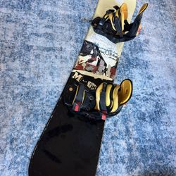 millennium Three 153 Cm Snowboard/Rossignol bindings/new wax – also sell boots/helmet/gloves/goggles/pants and coat/ski mask