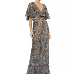 New Designer Mac Duggal Evening  Gown (6) OBO