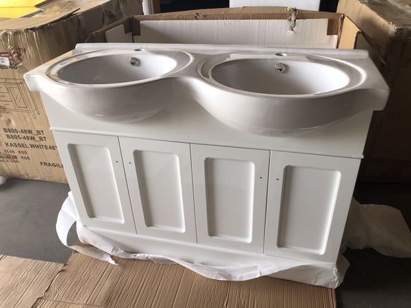 FrankFurt 48inch double sink bathroom vanity for Sale in ...