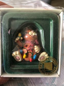 Russ, Wags To Whiskers Hand painted Christmas Ornament - NEW Old Stock