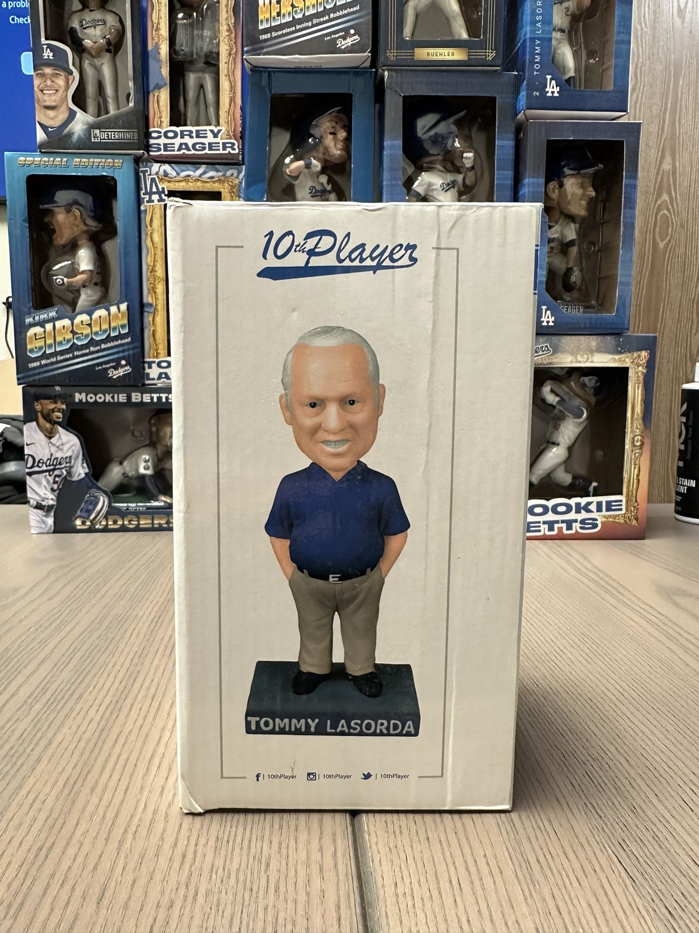 Dodgers Tommy Lasorda 10th Player Bobblehead