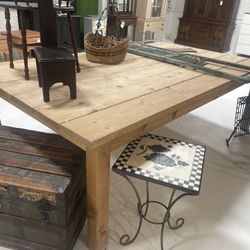 Oversized Table - Unfinished 