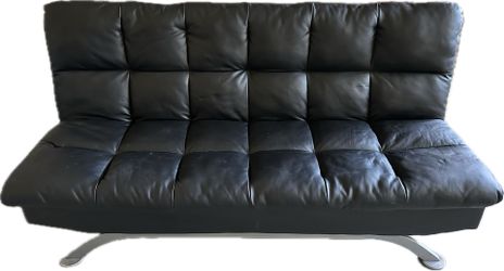 Futon Leather Couch