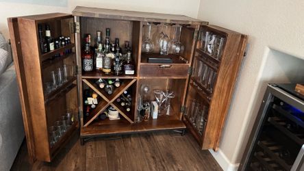 Bar cabinet Pottery Barn