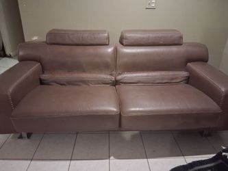 Leather sofa