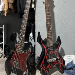 Bass And Electric Guitar 