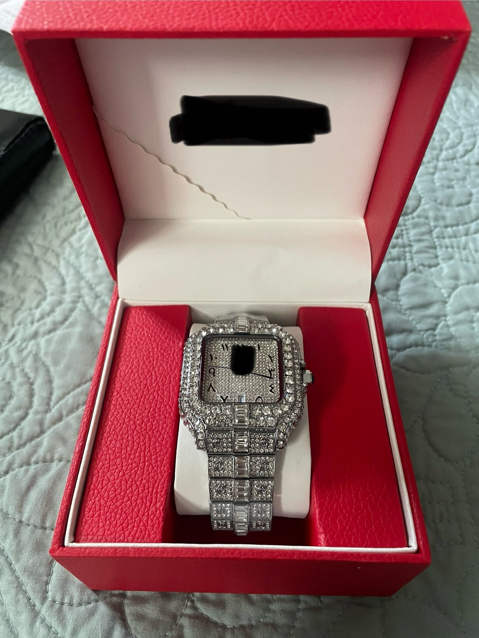 Iced out watch