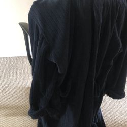 Navy Blue Men Robe Used Only For Trying On 