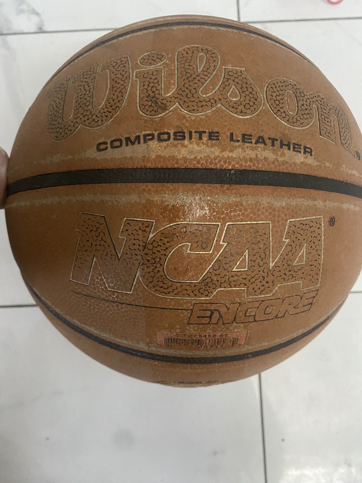Wilson NCAA Encore Basketball - Size 7. Composite Leather Basketball