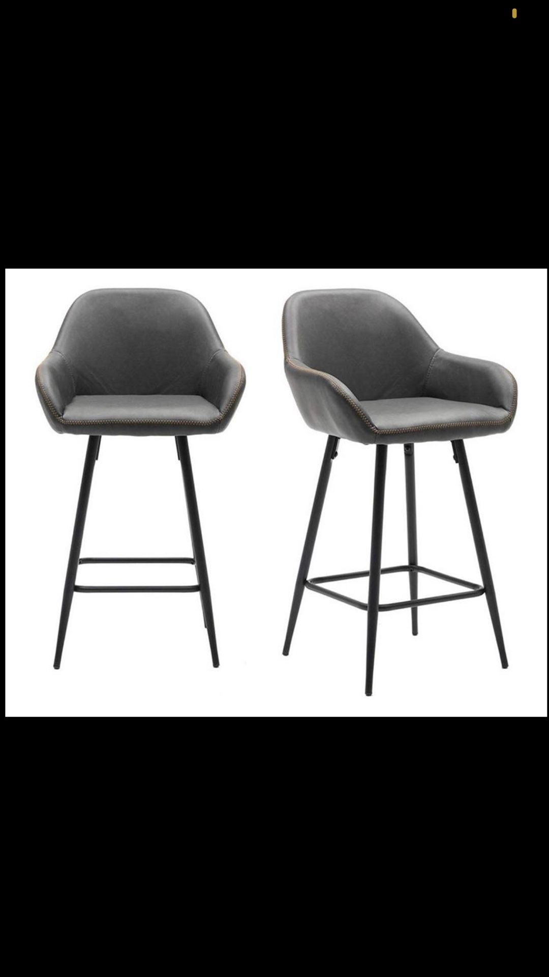 Pearly Grey Bucket Upholstered Accent Chair Polyester( living /dining) set of two