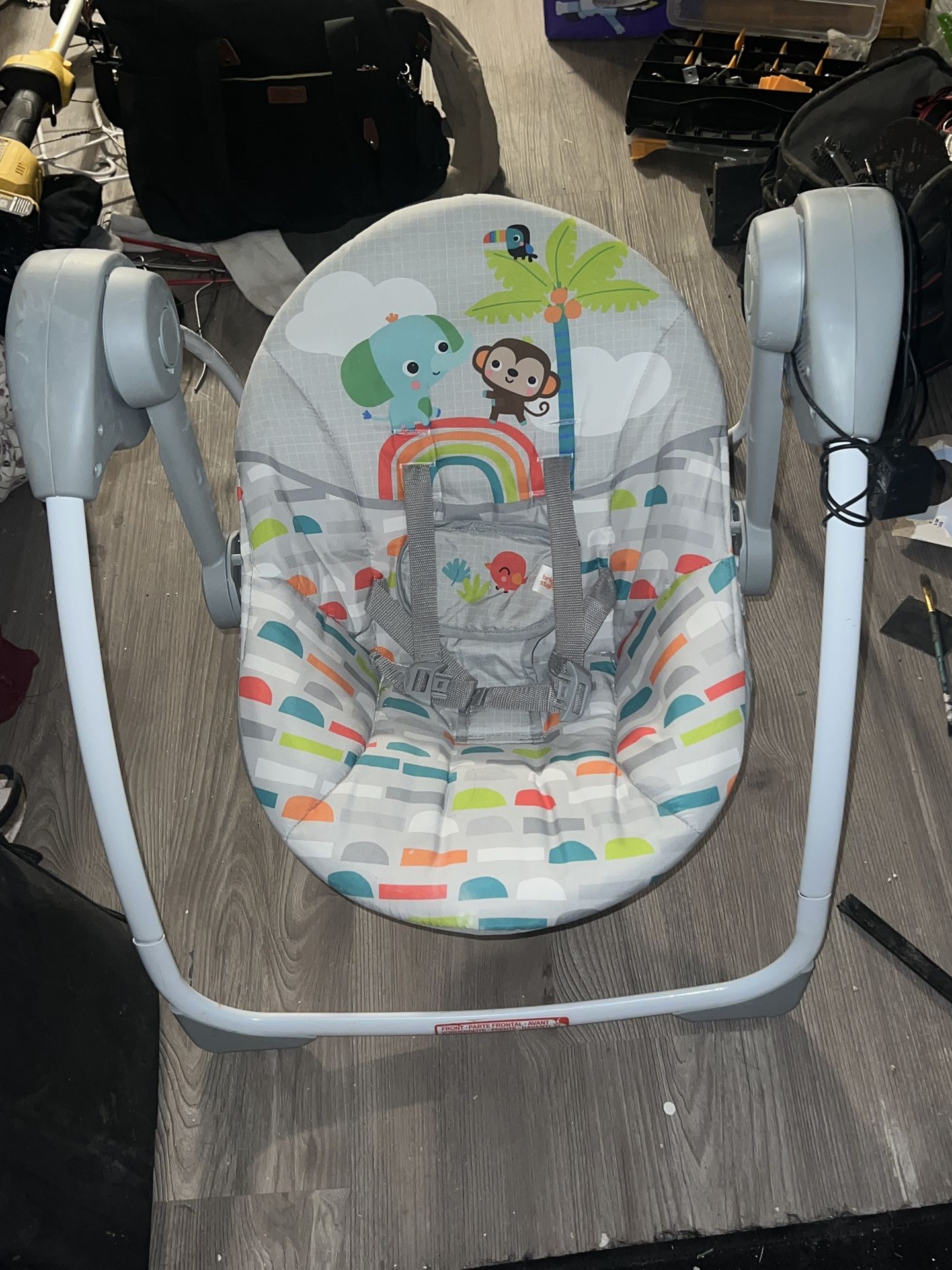 Baby Swing (converted From Battery To Plug)