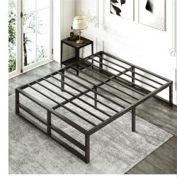 Platform Medal Bedframe Queen Size 
