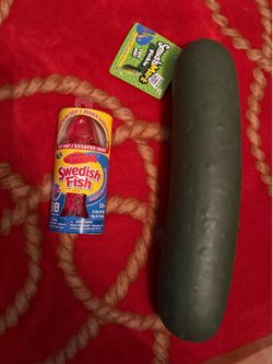 Swedish Fish and Pickle Squishys