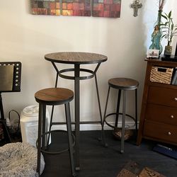 Pub Style Dining Table and Chairs