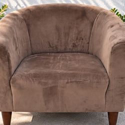 Newport Coffee Brown Microfiber Club Accent Chair ($75 OBO)