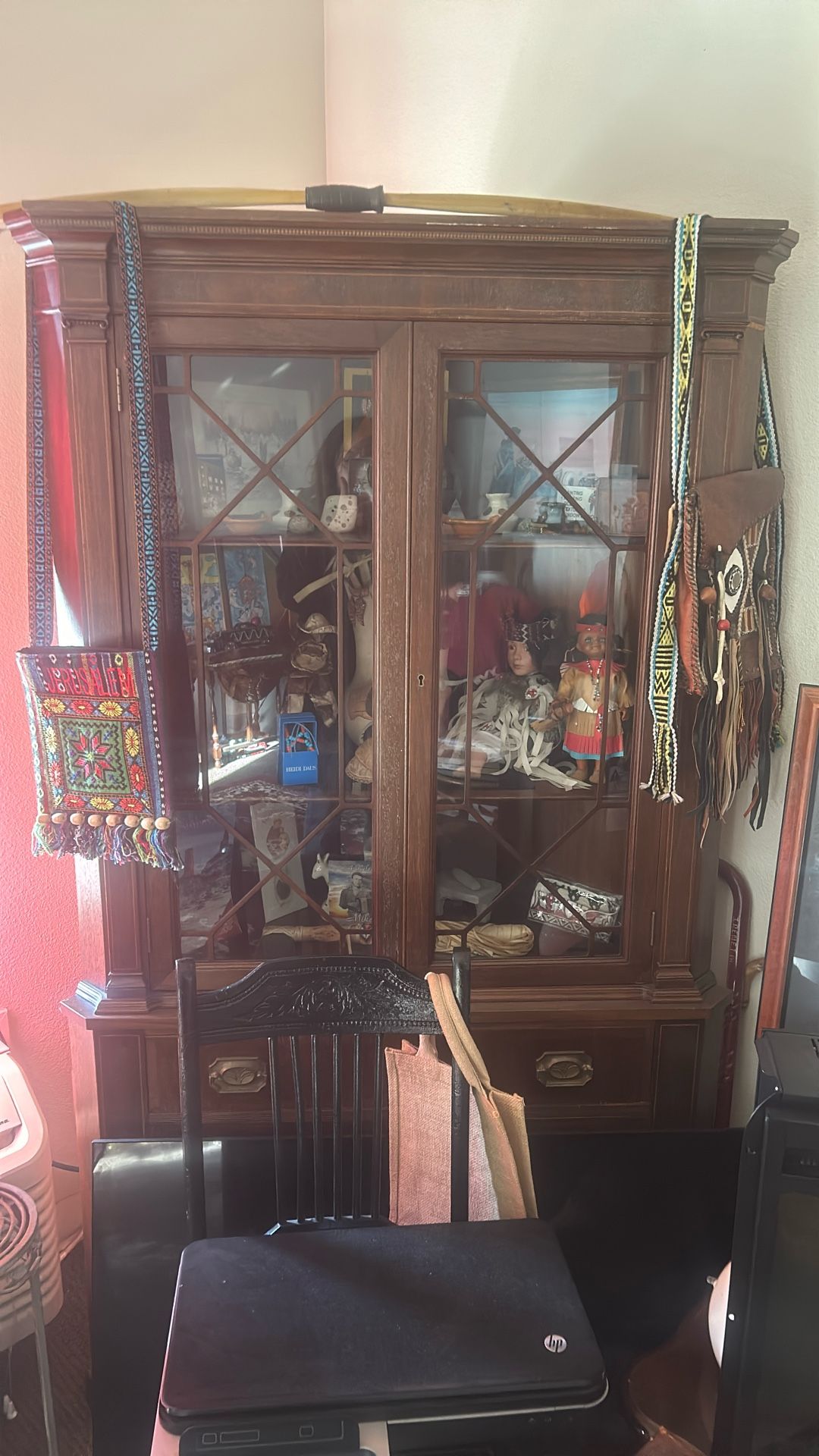 Vintage Corner Cabnet