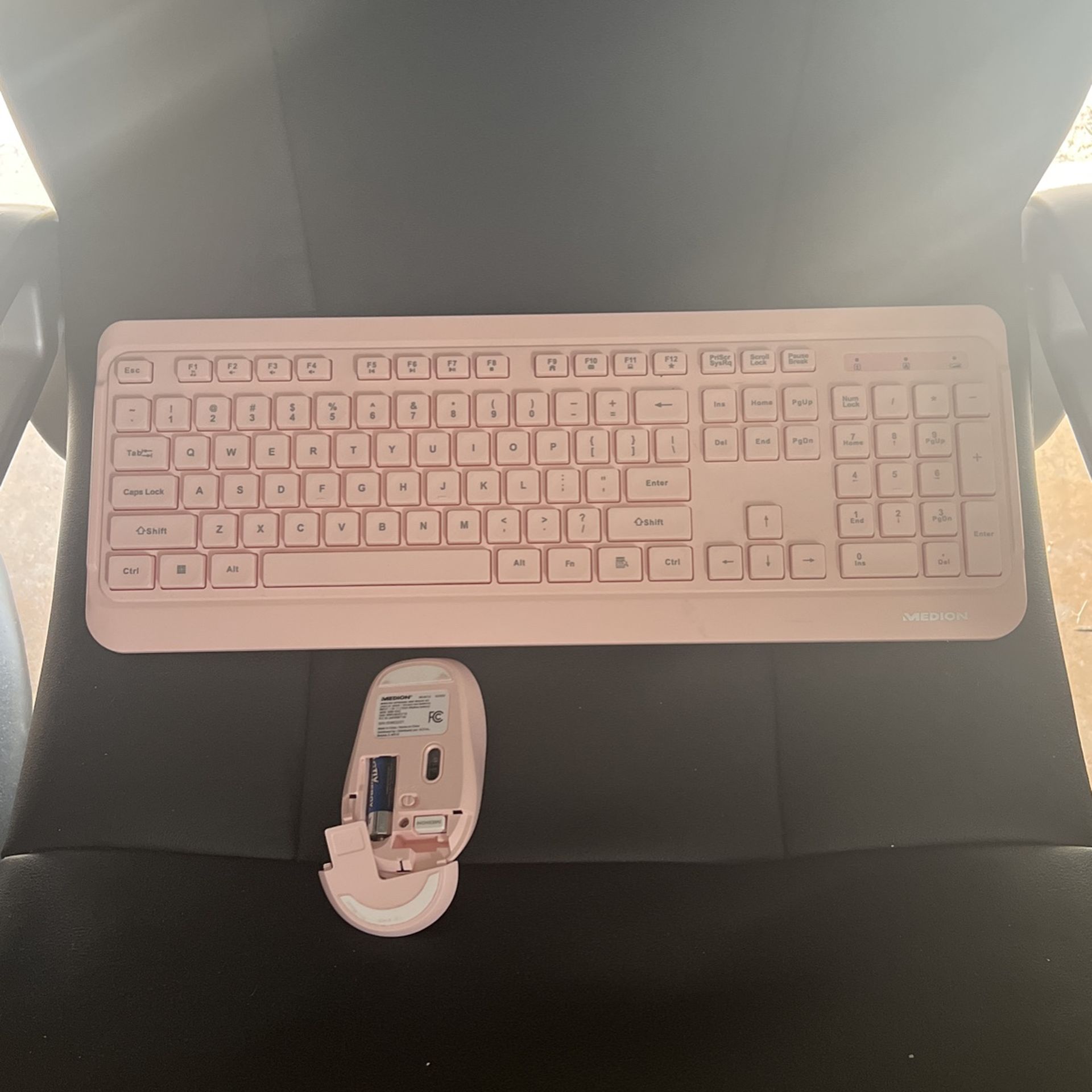 Pink Wireless Keyboard And Mouse