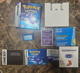 Pokémon Sapphire Version GBA Complete in Box