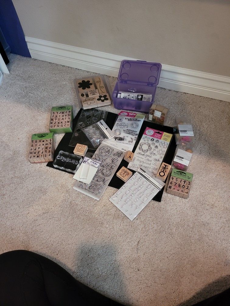 Large Lot Stamps Stampin' Up Michael's Recollections