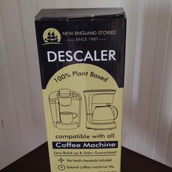NEW 8 USES 33.9 OZ NEW ENGLAND STORIES 100% PLANT BASED DESCALER 