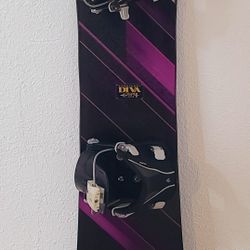 ROSSIGNOL Diva 148cm Snowboard + FLOW Bindings