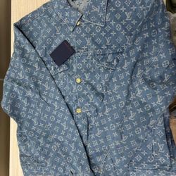 Lv Denim Jacket Size Xl Men New 