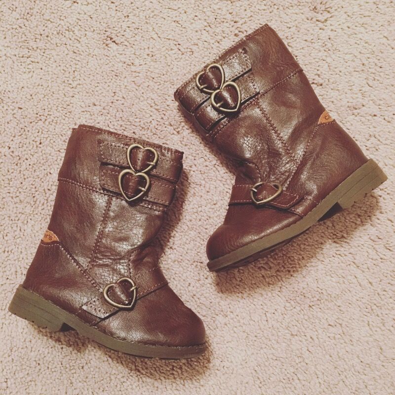 Carters brown boots 5c